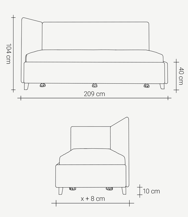 Upholstered Storage Children's Bed Puki