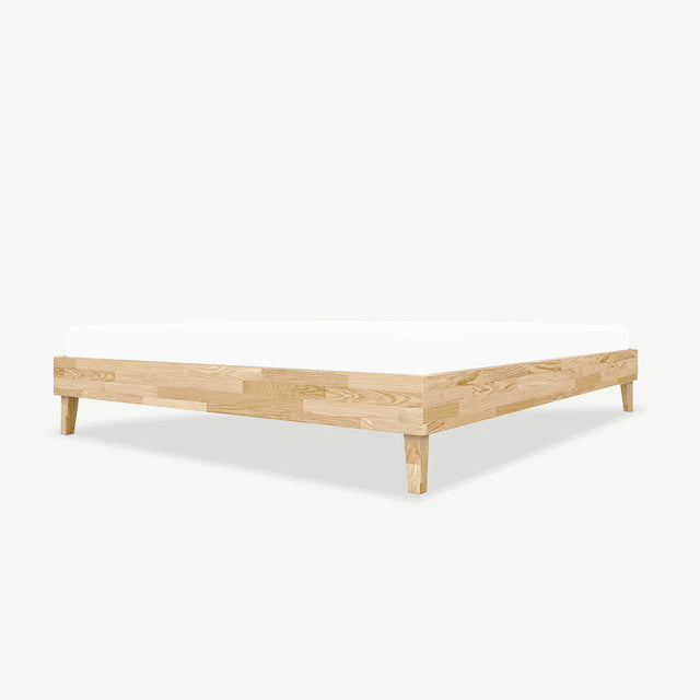 drewniane łóżko wymiar flat lite mobile