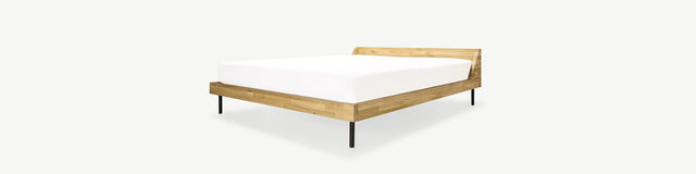 drewniane łóżko na wymiar shortie desktop