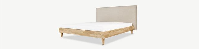 drewniane łóżko na wymiar slim desktop