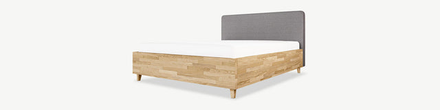 drewniane łóżko z pojemnikiem na wymiar more desktop