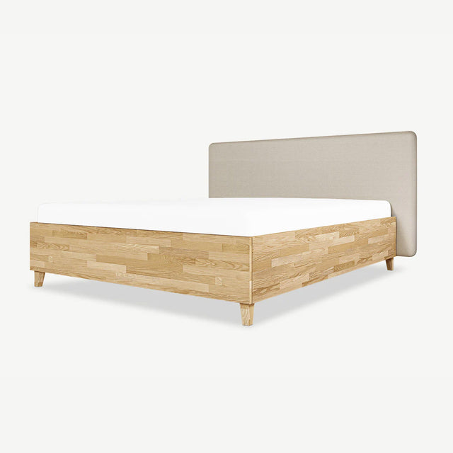 drewniane łóżko z pojemnikiem na wymiar slim lite mobile