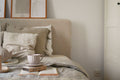 Łóżko tapicerowane z pojemnikiem More - 160x200 / Pearl 34 9