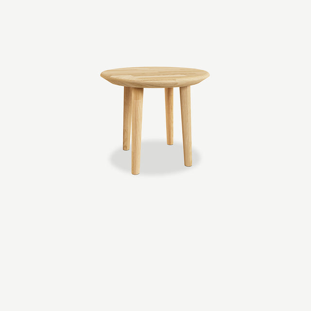 okrągły stolik drewniany na zamówienie Stolik kawowy dębowy Kou No. 1