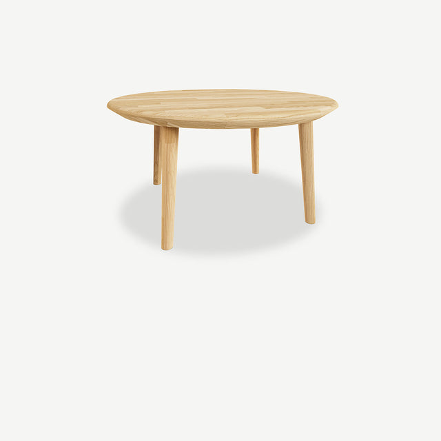 okrągły stolik drewniany na zamówienie Stolik kawowy dębowy Kou | 75