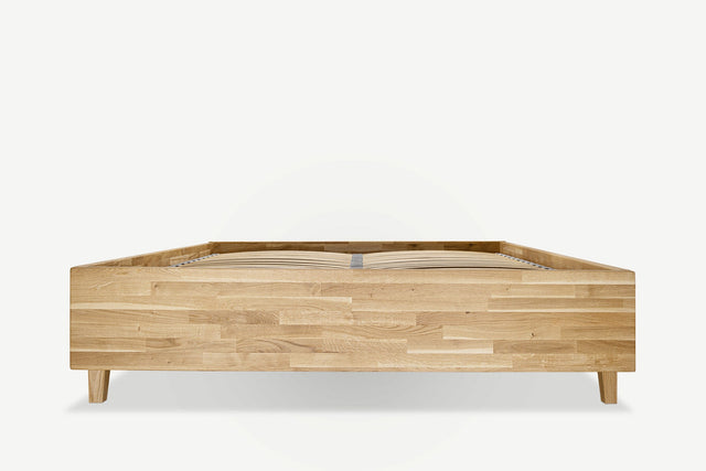 3D model Oak Storage Bed Flat