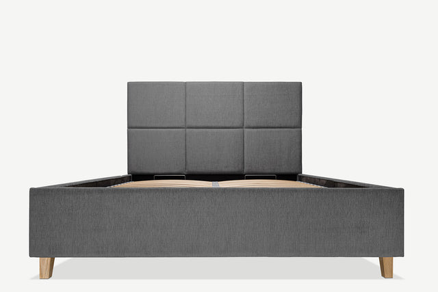 Model 3D łóżka tapicerowanego z pojemnikiem Piko 4