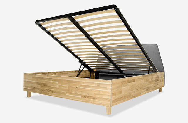 3D model Oak Storage Bed Angel