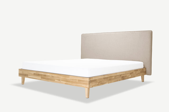 3D model Oak bed Slim