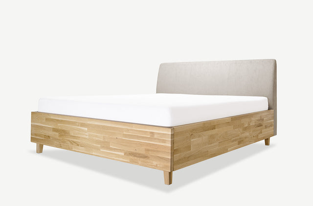 3D model Oak Storage Bed Con