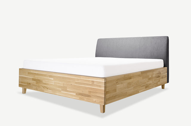 3D model Oak Storage Bed Con